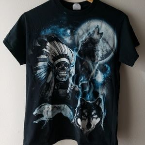 Vtg tribes wolves shirt